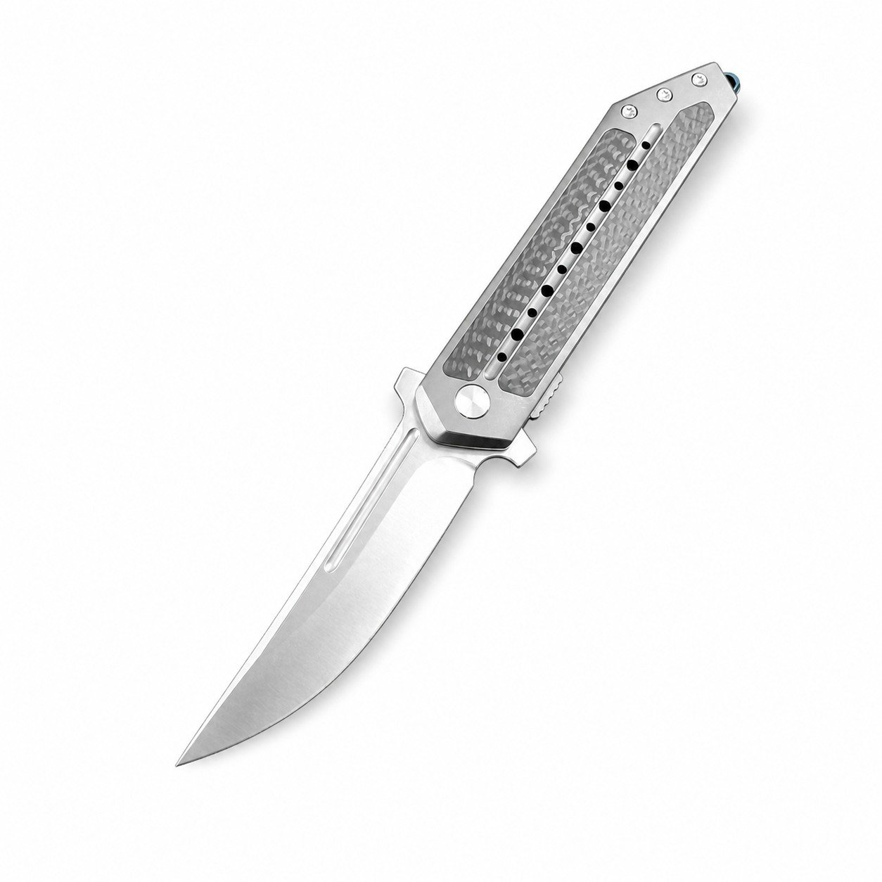 50268-main-white-clean Begg Folding Titanium Alloy Handle Folding Knife - Image 1