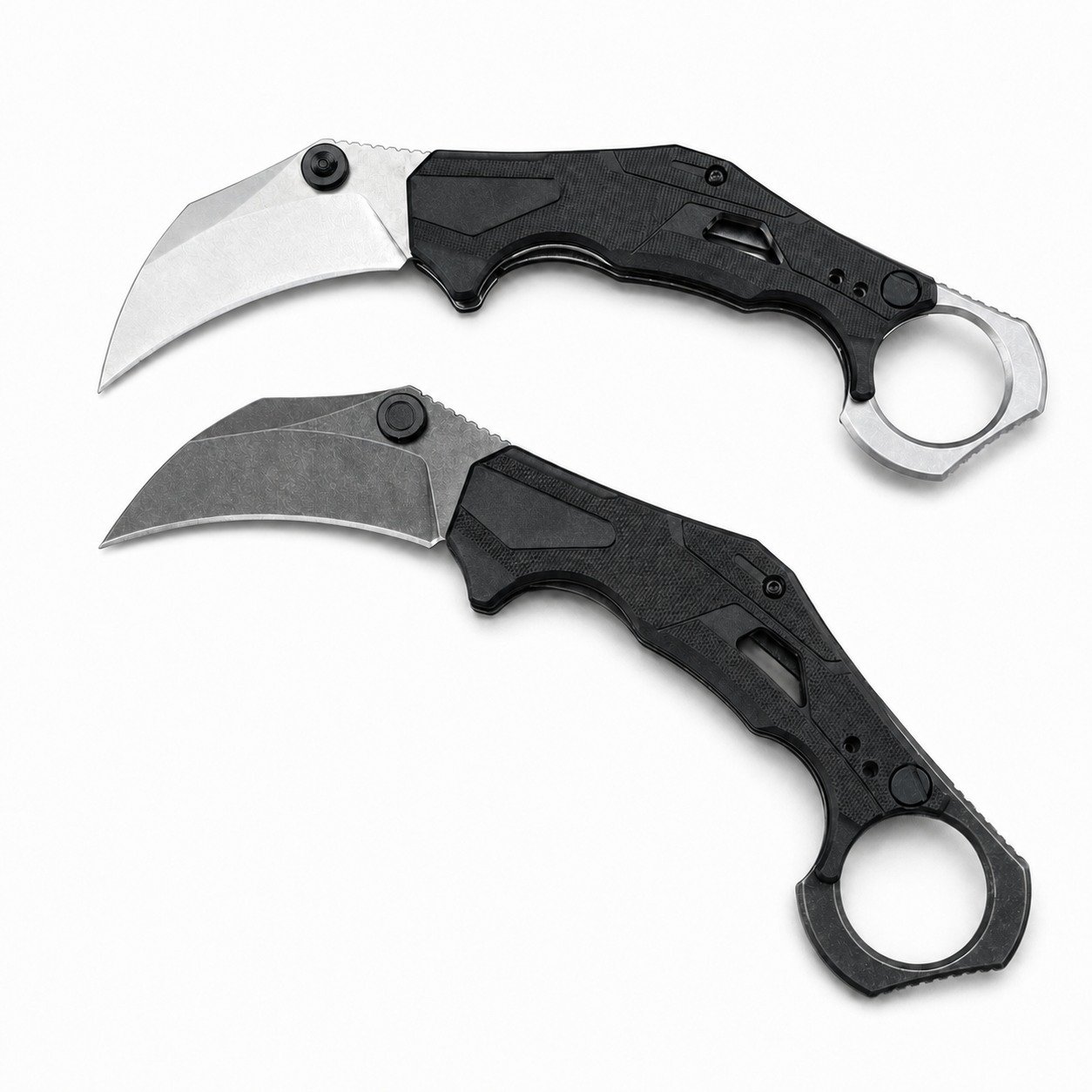 50364-main-white-clean Kashow 2064 Folding Claw Karambit Knife - Image 1