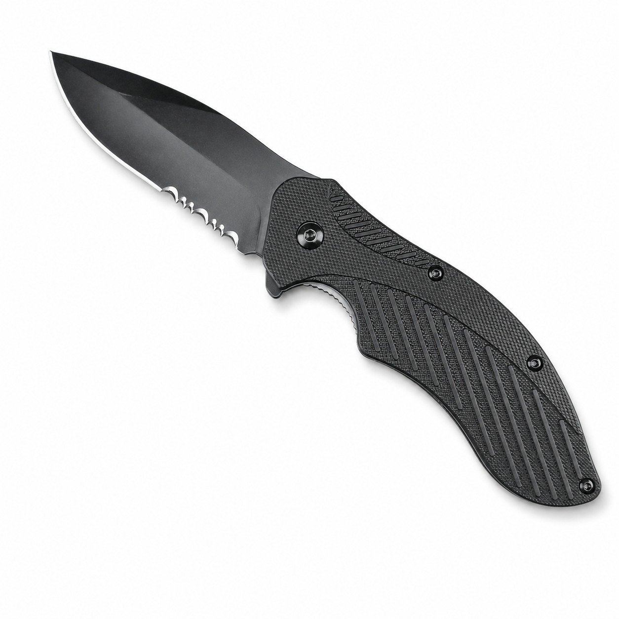 50382-main-white-clean Kashow 1605 Half-tooth Fracture Folding Knife - Image 1