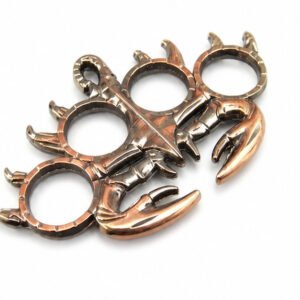Small Scorpion Tiger Four Finger Brass Knuckles