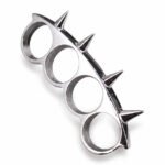 Finger-shaped buckle with eagle and royal tiger Brass knuckles