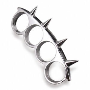 Finger-shaped buckle with eagle and royal tiger Brass knuckles