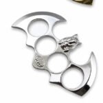 Large Bat Brass Knuckles Four Finger Boxing Gloves