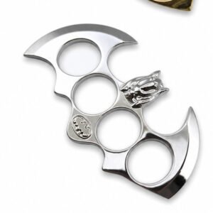 Large Bat Brass Knuckles Four Finger Boxing Gloves