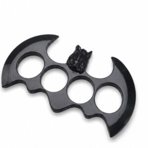 Large Bat Brass Knuckles Four Finger Boxing Gloves