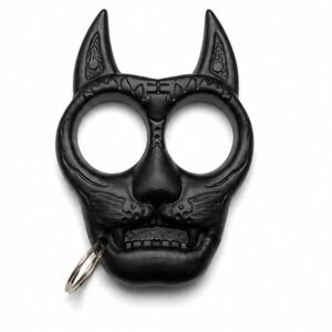 Brass knuckles Tiger head fist buckle pendant self-defense tiger two fingers
