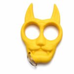 Brass knuckles Tiger head fist buckle pendant self-defense tiger two fingers
