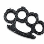 Brass Knuckles Ring Fist Mountain Flame Finger Tiger