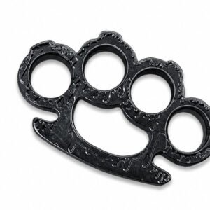 Brass Knuckles Ring Fist Mountain Flame Finger Tiger