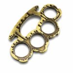 Brass Knuckles Ring Fist Mountain Flame Finger Tiger