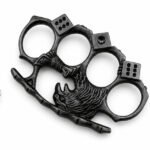 Finger-shaped buckle with eagle and royal tiger Brass knuckles 2