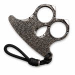 Brass knuckles Metal buckle with two fingers