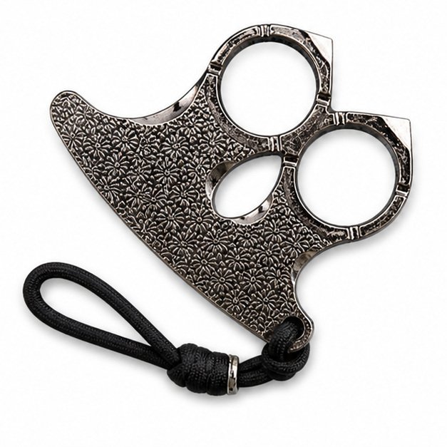 51843-main-white-clean Brass knuckles Metal buckle with two fingers - Image 1