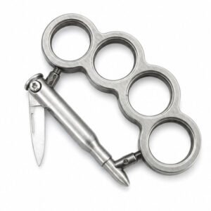Brass Knuckles Knife Bullet Fist Squash Equipment Vehicle Four Finger Brass Knuckles