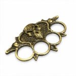 Brass Knuckles Bull Head Four Finger Fist Clasp Fist Ring Four Finger Brass Knuckles