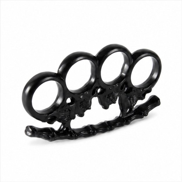 51950-main-white-clean Brass Knuckles Finger Tiger Four Finger Gloves - Image 1