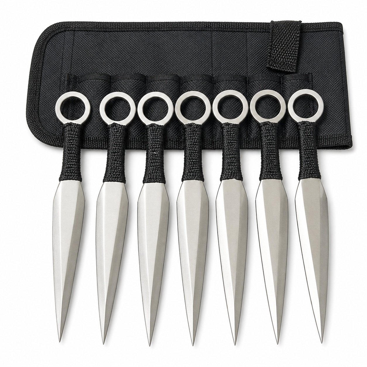 52393-main-white-clean Decorative Kunai Practice Knife YF013 – 1-Piece, White - Image 1