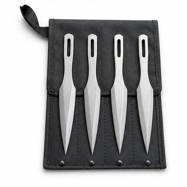 52395-main-white-clean Practice Throwing Knife Set Guardian – 4-Piece - Image 1