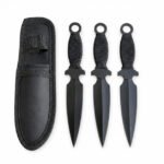 Practice Throwing Knife Set YF054 – 3-Piece, Black