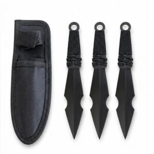 Practice Throwing Knife Set YF069 – 3-Piece, Black