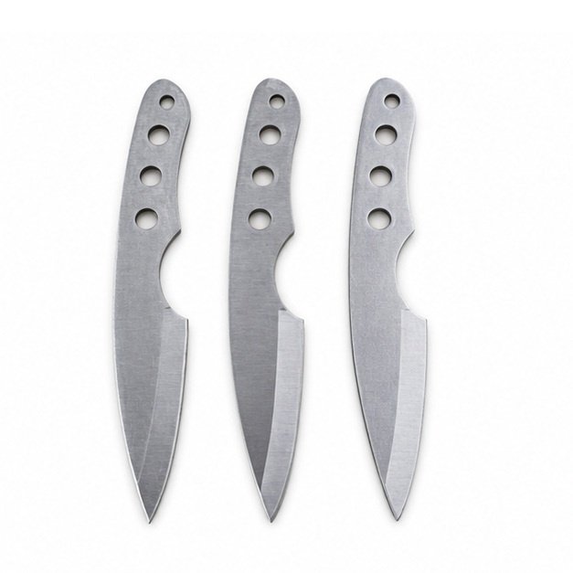 52427-main-white-clean Practice Throwing Knife Set YF059 – 3-Piece, Satin - Image 1