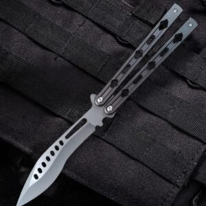 9  Curved Blade Balisong Trainer Knife - Image 2