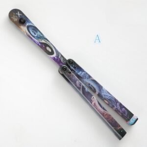 Butterfly Knife Jenny Fancy Plastic Knife Training Folding Knife - Image 4
