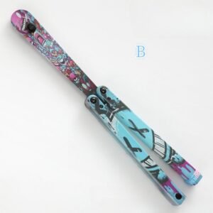 Butterfly Knife Jenny Fancy Plastic Knife Training Folding Knife - Image 5