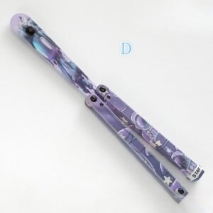 Butterfly Knife Jenny Fancy Plastic Knife Training Folding Knife - Image 16
