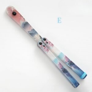 Butterfly Knife Jenny Fancy Plastic Knife Training Folding Knife - Image 15
