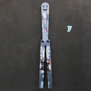 Butterfly Knife Flip Hand Knife Training Folding Knife Safe No Open Edge - Image 12
