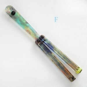 Butterfly Knife Jenny Fancy Plastic Knife Training Folding Knife - Image 14