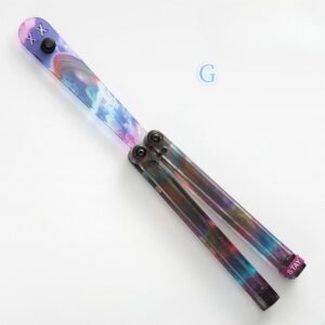 Butterfly Knife Jenny Fancy Plastic Knife Training Folding Knife - Image 13