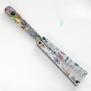 Butterfly Knife Jenny Fancy Plastic Knife Training Folding Knife - Image 11