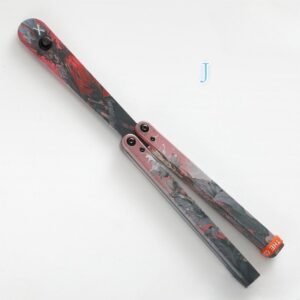 Butterfly Knife Jenny Fancy Plastic Knife Training Folding Knife - Image 10