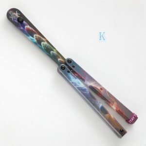 Butterfly Knife Jenny Fancy Plastic Knife Training Folding Knife - Image 9