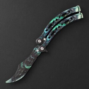 Butterfly Slaughter BALISONG Trainer Knife Upgraded - Image 3