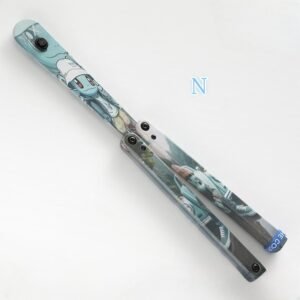 Butterfly Knife Jenny Fancy Plastic Knife Training Folding Knife - Image 6