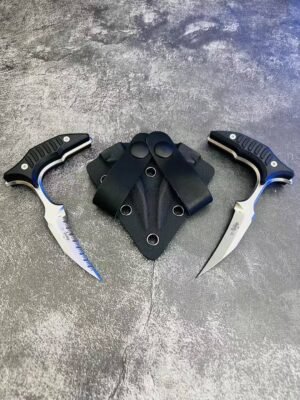 Bee Stinger Double Sheath Version Push Knife Dagger - Image 2