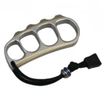 Brass Knuckles Titanium Alloy Self Defense Brass Knuckles, 4 Finger Fist Buckle, High Hardness