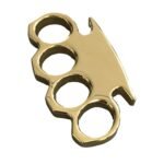 Brass Knuckles Mirror Polished Brass Knuckles Mirror Hand Support Four Finger Boxing Gloves EDC Tool for Self Defense Against Broken Windows