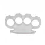 High strength PC self defense brass knuckles with high transparency CNC