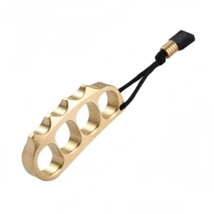 Knuckle Knuckles CNC Solid Brass Pea Pod Shape Tiger Knuckle Buckle