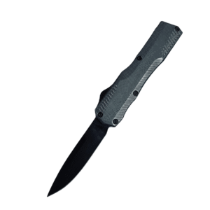 Plain Aluminum Handle OTF Switchblade Knife - Image 4