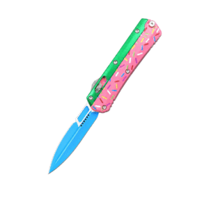 Zinc-handled Snake God Donut Is The Standard Size OTF Knife - Image 4