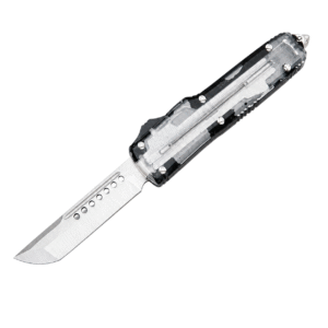 Transparent White Shell OTF Knife - Image 3