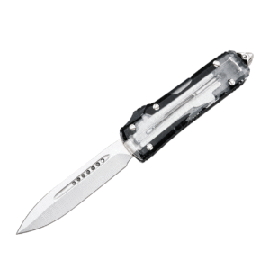 Transparent White Shell OTF Knife - Image 5