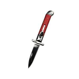9-inch Flip-top Hand Guards With Curved Tail Side-Opening Switchblade - Image 5