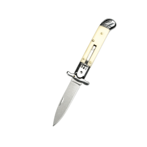 9-inch Flip-top Hand Guards With Curved Tail Side-Opening Switchblade - Image 6