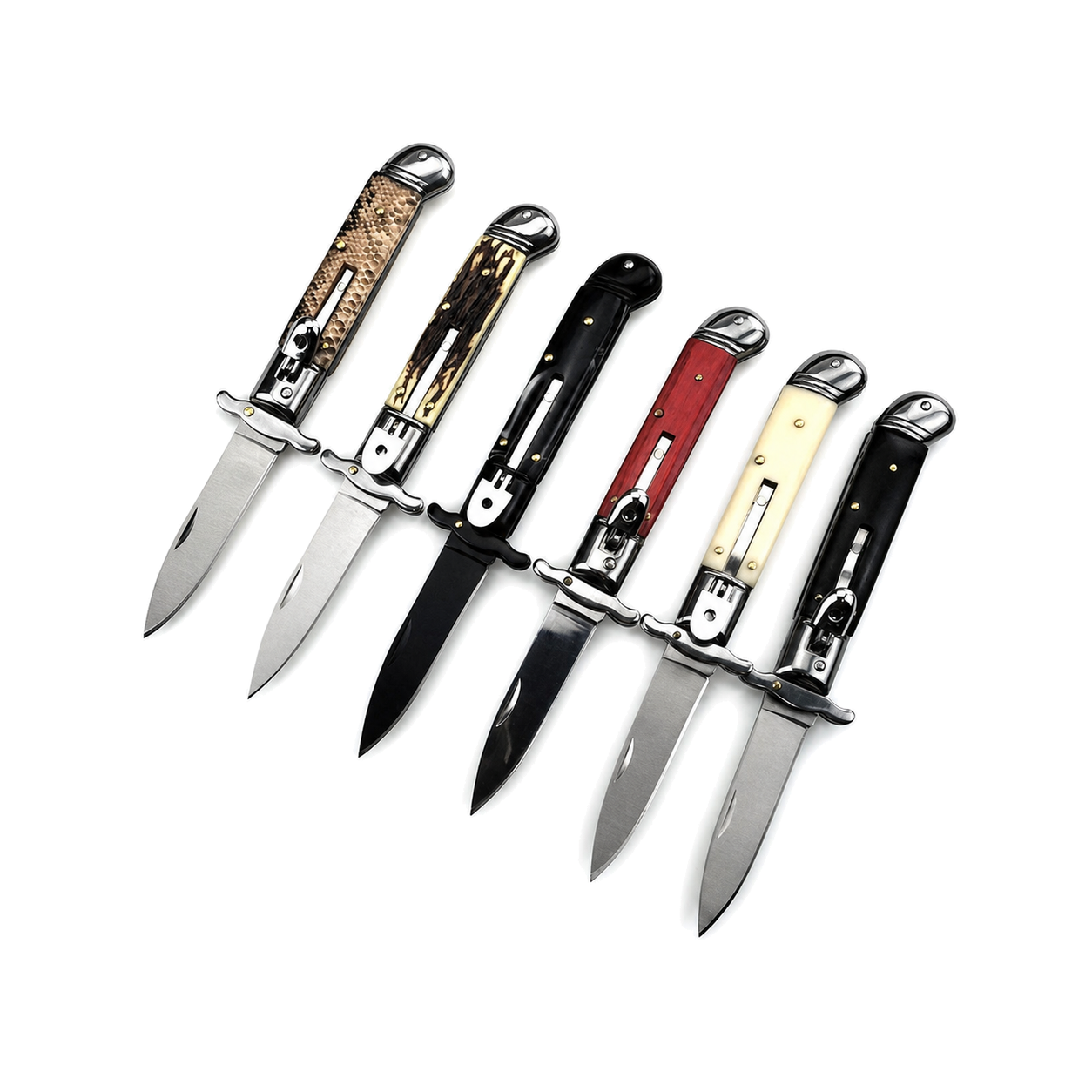 P47968-main-group-logo-removed-white-v3 9-inch Flip-top Hand Guards With Curved Tail Side-Opening Switchblade - Image 1